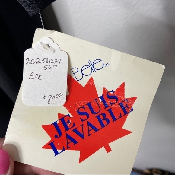 Vintage black Leslie belle shift dress black 16 NWT - Picture 4 of 7